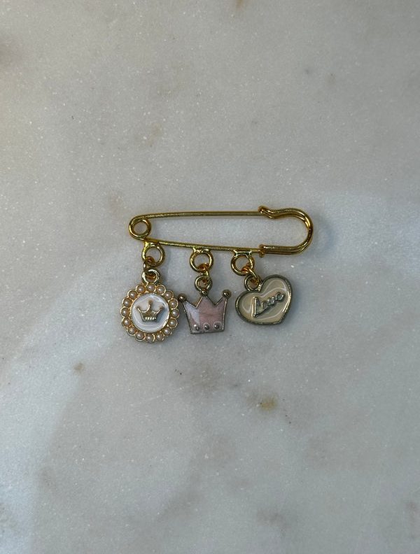 Crowned Heart Broche