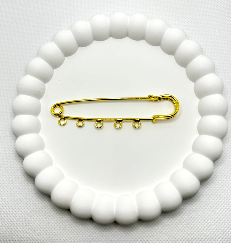Gold Plated Pin for Five Custom Charms